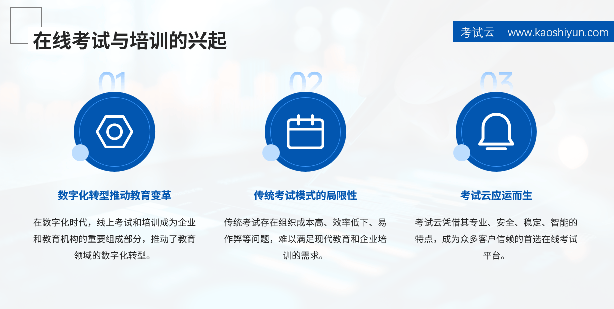 考试云：专业的在线考试软件，解锁在线考试与培训新体验