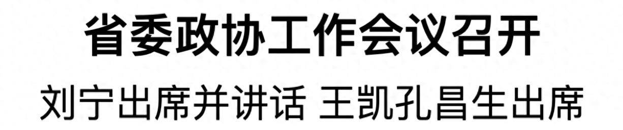 省委政协工作会议召开
